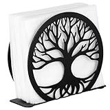 SMASOLO Servilletero de Mesa Moderno de Hierro Resistente con Diseño Abierto para Fácil y Recarga Soporte para Servilletas para Cocina y Comedor Dispensador para Hogar y Restaurante