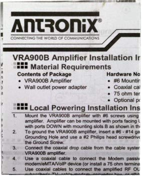 image for Reliable Cable Products 9 Port Bi-Directional Cable TV Splitter Signal