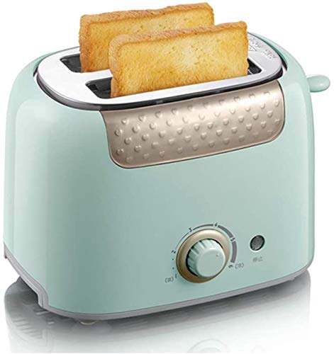Haushalt 2 Scheiben Toaster, Edelstahl Elektro Toaster Frühstücksmaschine Toast Grill Ofen Sandwich Heizung mit Bagel, Abbrechen, Abtaufunktion