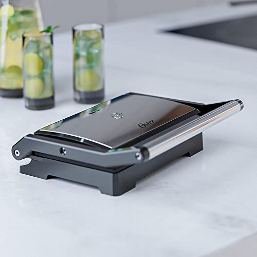 MINI GRILL OSTER 2 em 1, 1000W, 110V, OGRL230 glide