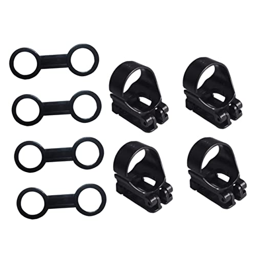 COOLHIYA 1set Diving Clips and Buckles Holders for Snorkels and Masks Flexible Design Lightweight Diving Gear Accessories