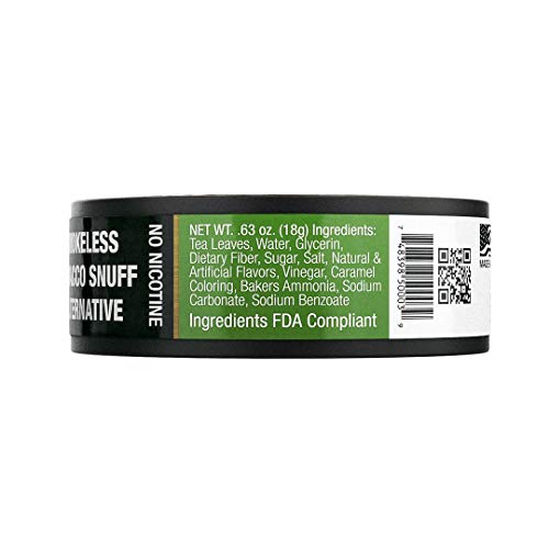 BaccOff, Classic Apple Blend Pouches, Premium Tobacco Free, Nicotine Free Snuff Alternative (10 Cans) - Thumbnail 4