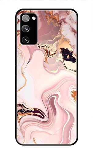 Image of Metal TPU Printed Back Cover for Samsung Galaxy S20 FE 5G (Marble Design -J1) 360 Degree Protection | Camera Protection -25092024(AR)