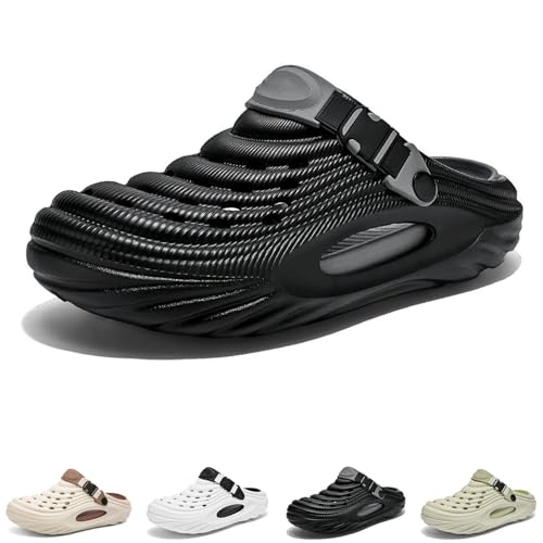 Breathable Slip-On Sandals for Men, Non Slip Beach Shoes, Outdoor Sports Slides Slippers for Walking, Travel & Casual Wear