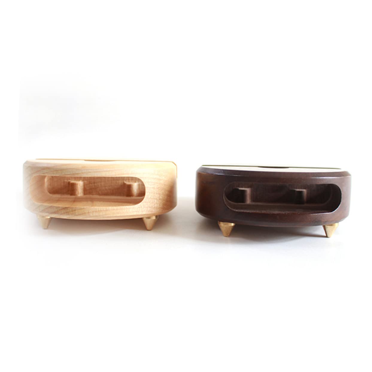 DOITOOL 3 Soportes Ergonómicos De Madera para Teléfono Móvil Soporte De Escritorio Amplificador De Sonido para El Hogar Y La Oficina.