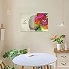 Diycoend Wall Art-Frameless Canvas Decorative Painting,Left Right Brain Canvas Print Wall Great for Weddings,Modern Home Gift Decorative Painting Study Rooms Bedroom Kitchen Bathroom 24"x16" #3