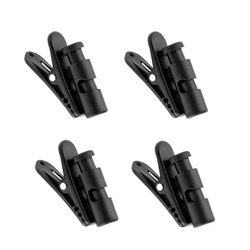 4pcs Plastic Earphone Cable Clips for Fitness and Broadcast