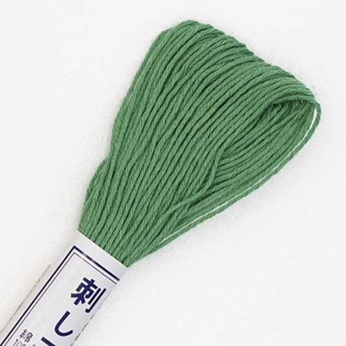 Sashiko Thread - Solid & Variegated Threads - 20m & 40m Skeins (07-Dark Green)