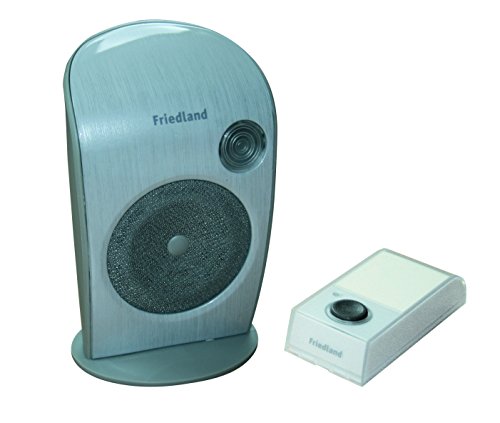 Honeywell Home D3009S Evo+ Sonnette sans fil 150 m 6 mélodies avec flash Argent
