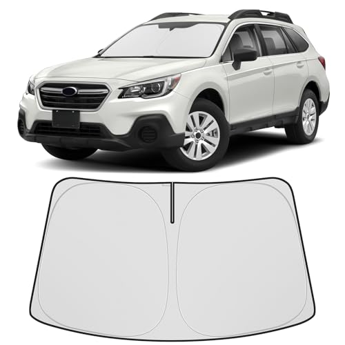 Hugeek Windshield Sun Shade Compatible for Subaru Outback 2015 2016 2017 2018 2019 SUV, Base,Premium,Limited,Touring Sun Visor Accessories Sunshade Shield Protector