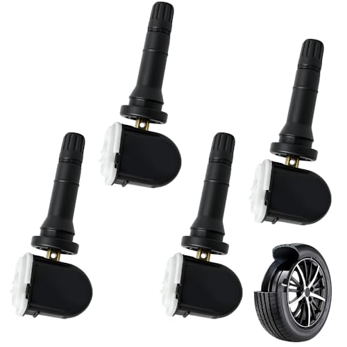 Image of XPJBKC Tyre Pressure Sensor, 4 Pcs 433MHz Replacement for Vauxhall Astra J K Corsa D E Meriva Mokka Zafira 13516165 13598773 13581561 13506028 Tire Pressure Monitoring System TPMS Sensor