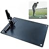 Amy Sport Golf Practice Plate Swing Plan Trainer Alignment Stick Holder Durable Metal Training Equipment Golfing Accessory