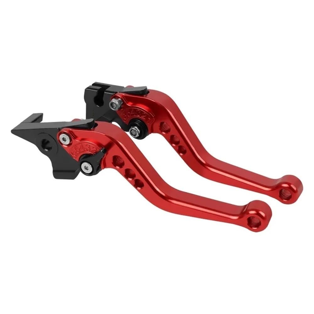 Zhenlygs Red Motorcycle Clutch Brake Handle Drum Lever Fit For Motorbike Accessories Cnc(Red)