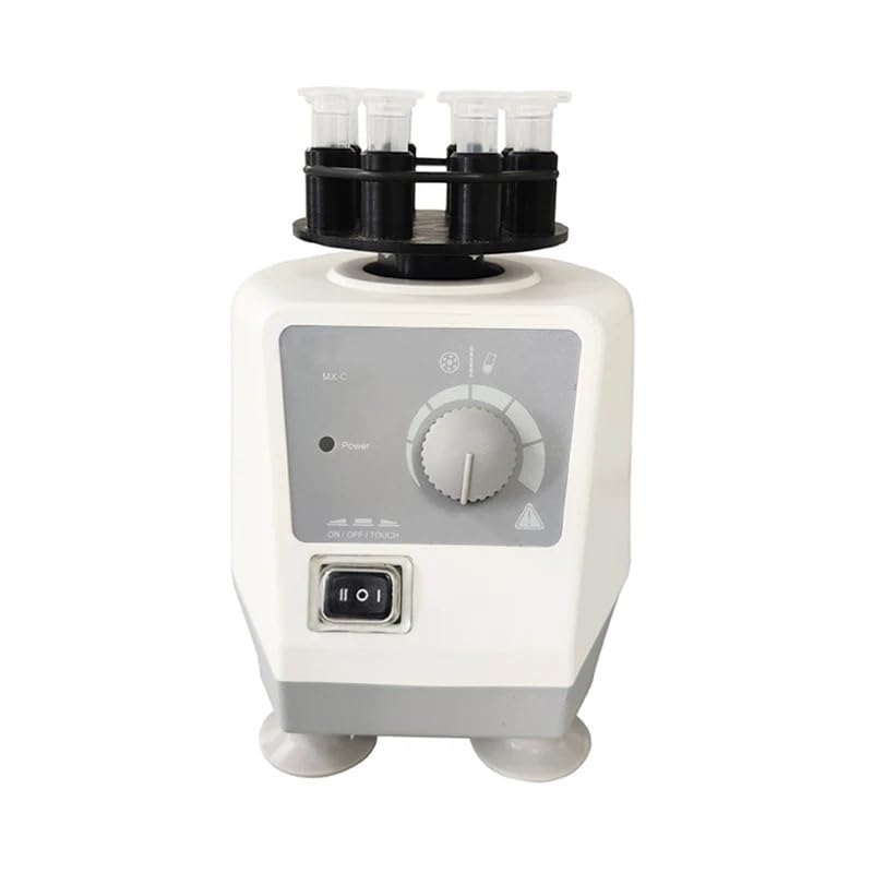 Vortex Mixer Zellwand-Brechmaschine 8 * 2ml Reagenzglas MX-C Hefe Bakterien Algen Vor-tex-Mischer Zelldisruptor Einstellbare Geschwindigkeit 0-3000rpm