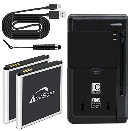 Long Lasting Standard Business Extra 2750mAh Battery Universal Office Dock USB/AC Charger Micro USB Data Sync Cable Screen Touch Pen Compatible with Samsung Galaxy Avant SM-G386T T-Mobile