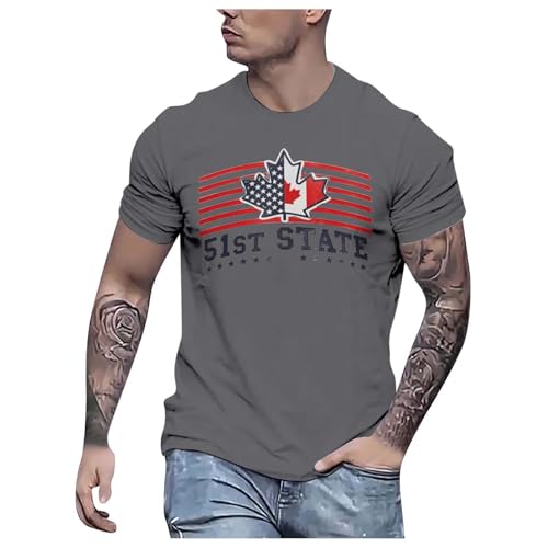 Vestibilità comoda: taglio per evitare la tenuta. Canada 51St State top carino da uomo alla moda offre abbastanza spazio per il movimento. Canada 51St State mens camicette top assicura comfort per tutto il giorno.
