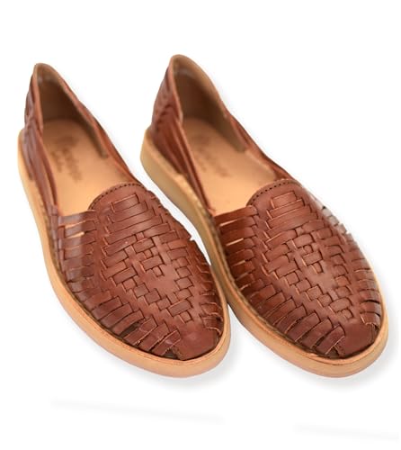 Macarena Collection Womens Shoes Leather Sandals for Women | Huarache Handmade Mexican Sandals | Comfortable & Stylish Womens Sandals 4150