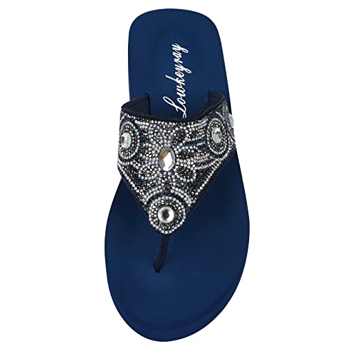 Image of Lowkeyray Womens Flip Flops Beach Comfort Thong Style Sandals for Women in Summer