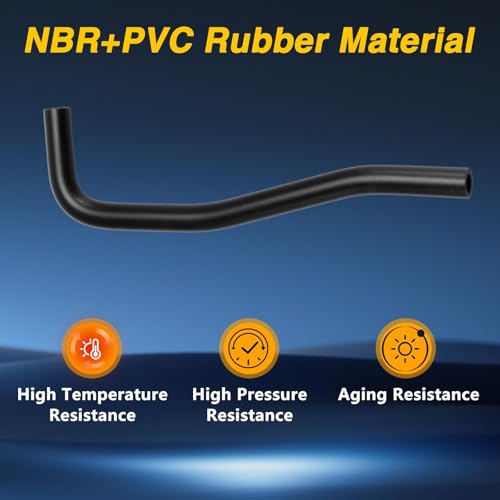 Image of FUSCH Automotive Vacuum Hose - PCV valve hose Compatible with Subaru Crosstrek 2.0L 2015-2016, Forester 2.5L 2011-2016, Impreza 2.0L 2012-2016, Replace# 99071AD690 99071AD630