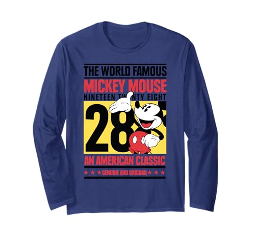 T-shirt Mickey Mouse Disney manches longues idéal pour vos sorties cocooning