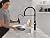 Delta Rhett Pro Style Commercial Kitchen Faucet with Pull Down Sprayer, Single Hole Matte Black Kitchen Sink Faucet, Single Handle, Matte Black 18829-DST