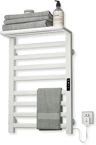 Toallero eléctrico de diseño con estante plegable y pantalla táctil LED de alta precisión 2