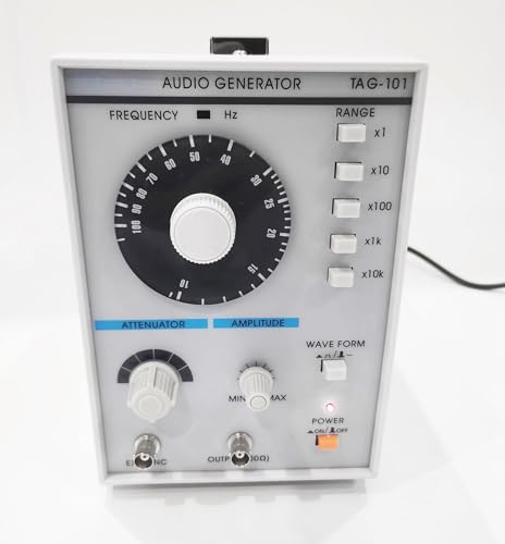 Image of Generic Signal Generator, 10Hz-1MHZ Adjustable Signal Generator, Low Frequency Generator, Sine Wave & Square Wave, Accuracy ±5%, 110V (TAG-101)