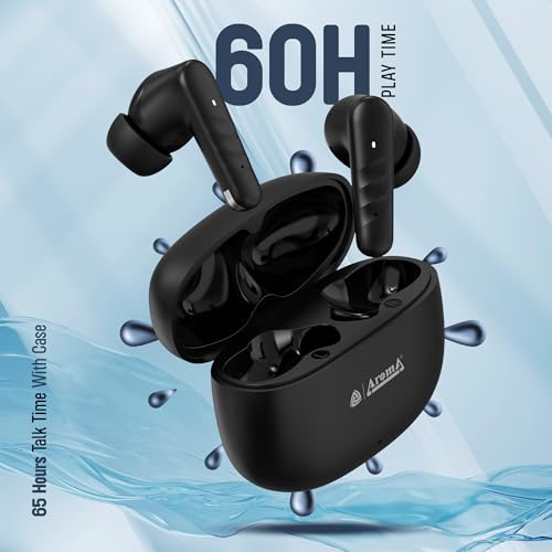 Image of AROMA NB126 Bolt V5.4 Upto 60Hr Playtime* Dual Paring, Fast Charging, Heavy Bass Bluetooth