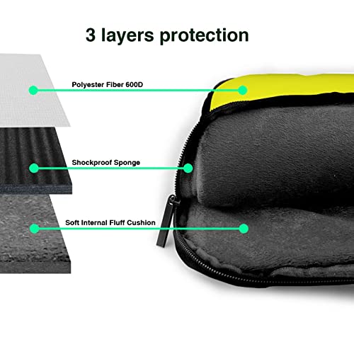 Maletín Amarillo para Laptop 14 pulgadas Impermeable miniatura 5