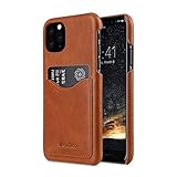 Melkco プレミアムレザーカードスロットバックカバー V2 Apple iPhone 11 Pro (5.8インチ)用 - (タンWF)