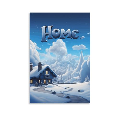 Nuage atmosphérique impression sur toile pour décorer votre chambre cocooning