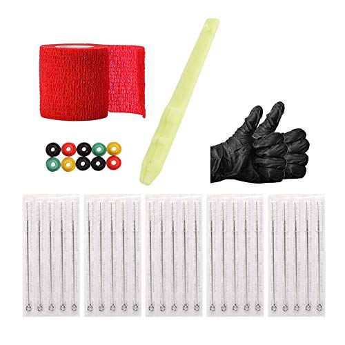 Tattoo Kit Tattoo Needles Set Hand Poke Stick Tattoo Kit Poke Pen 1 3 5 7 9RL for Tattoo Artist Tattoo Beginner