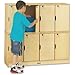 Birch 8-Section Stackable Lockers - Double Stack