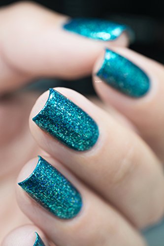 Image of ILNP Time In A Bottle - Vivid Blue Holographic Nail Polish