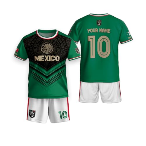 Customized Mexico Soccer Jersey for Kids, Custom Mexican Soccer Jerseys Boys Girls Youth, Mexico Soccer Jersey for Men 1