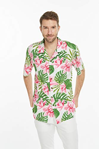 Image of Hawaii Hangover Family Matching Hawaiian Clothes, Lotus & Orchid | Family matching Hawaiian outfits, Lotus & Orchid, lightweight rayon, machine washable, tropical floral print, luaus, cruises