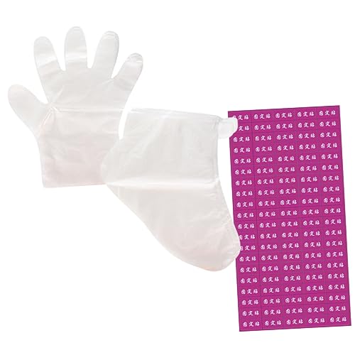 Didiseaon Foot Hand Masks Paraffin Wax Liners Set 300 Pcs Foot Gloves Socks Daily Skin Care