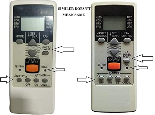Image of AR-RCD2E: Precision-Compatible & Featherweight Remote Control for O General Window & Split Air Conditioner (AC 125)