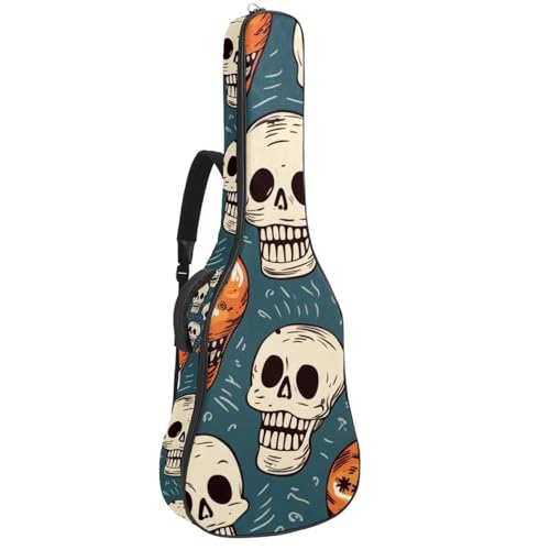 Housse souple pour guitare imperméable avec double poche de rangement et sangles dorsales