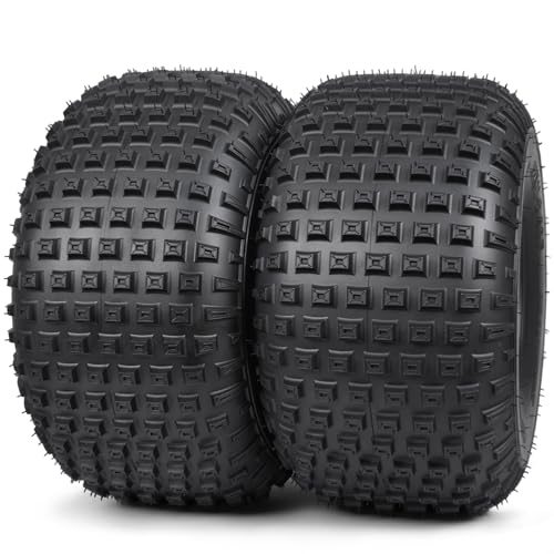 TRIPOWER 22x11x8 ATV UTV Tires 22x11-8 All-Terrain Knobby Golf Cart Tires for Trail Sand Mud Off-Road Tire 6-Ply Tubeless Pair of 2