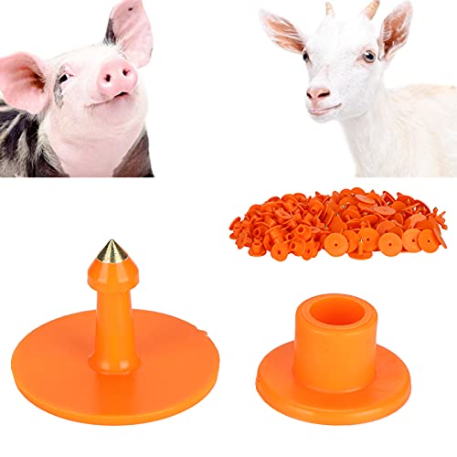 Suprimentos de Gado de Aves, Orelha 200 Peças Espessadas Macias para Ovelhas de Cabra para Gerenciam