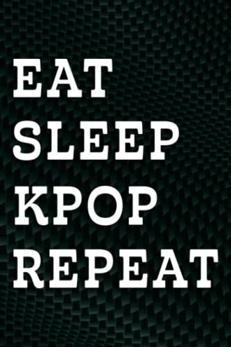 ADHD Behavior Tracker - Eat Sleep K-Pop Repeat Kawaii Cat Listening Music Kpop Gifts Quote: KPop,...
