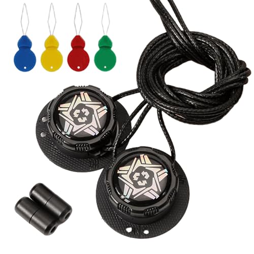 [�C���X�N] Fast Release Rotating Shoelaces for Trainer Sneakers Water Resistant ABS Shoe Laces for Adult Teen Kid ABS Rotating Shoe 