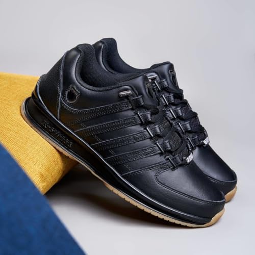 K-Swiss Homme Rinzler Basket, Noir/Gum, 43 EU – Ansicht 2