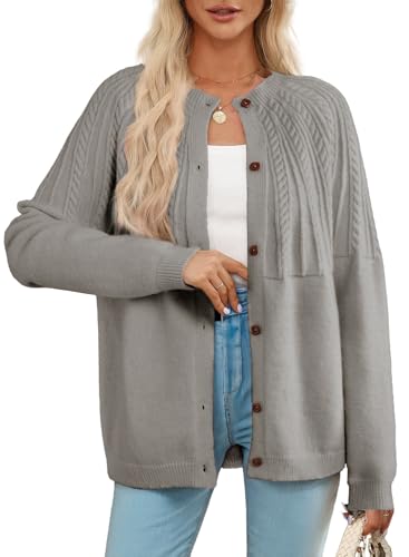 Image of Dokotoo Cardigan Sweaters for Women 2026 Fall Outfits Long Sleeve Sweaters
