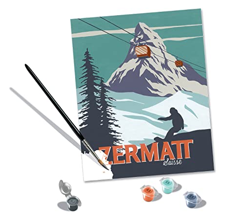 Ravensburger - CreArt Zermatt in Svizzera, Kit per...