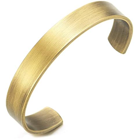 COOLSTEELANDBEYOND Pulsera de Hombre Mujer Ajustable Cover