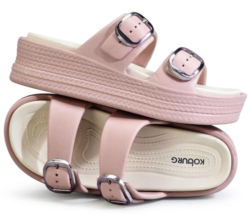 Image of KOBURG Diva Sandals for Women| Durable| Lightweight| Daily|Stylish l Antiskid|Heels|Easy to Clean Sandals| Comfortable | Extra Soft Slide KS-444