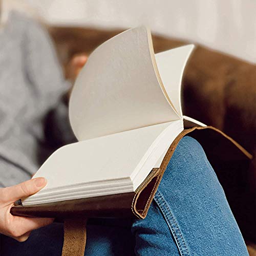 Image of RUSTIC TOWN Leather Bound Journal Refillable Blank Pages - A5 Refillable Leather Journal Writing Notebook - Handcrafted Vintage Travel Diary Gift for Men and Women