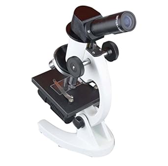 Radical 1000x Student School Biology LED Cordless with Rechageable Batteries Microscope w Inclined 360 Degree Rotatable Head